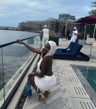 Load image into Gallery viewer, “Angelic Hoodie Dress” White
