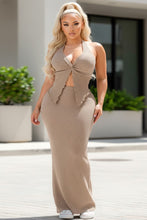 Load image into Gallery viewer, “Taupe Skirt Set”

