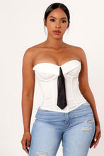 Load image into Gallery viewer, “Bougie Girl Tie” Corset
